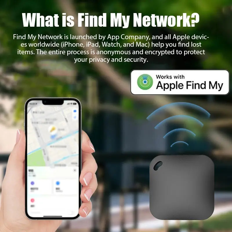 Smart Bluetooth GPS Tracker – Works with Apple Find My
