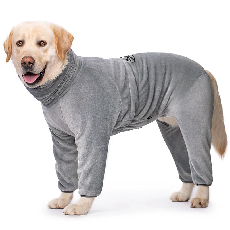 Waterproof Dog Drying Coat – Soft Microfiber Bathrobe for Large Dogs