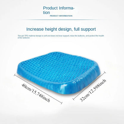 Orthopedic Gel Seat Cushion – 3D Honeycomb Pain Relief Pad