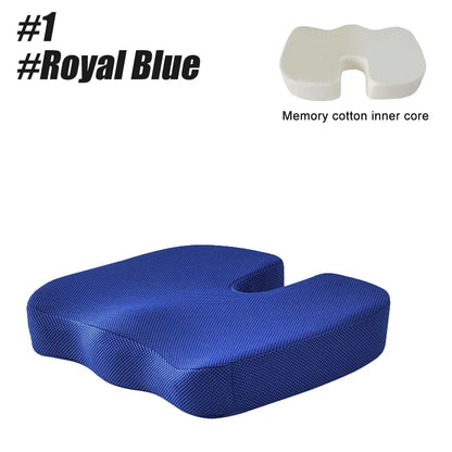 U-Shape Memory Foam Seat Cushion – Coccyx & Tailbone Pain Relief