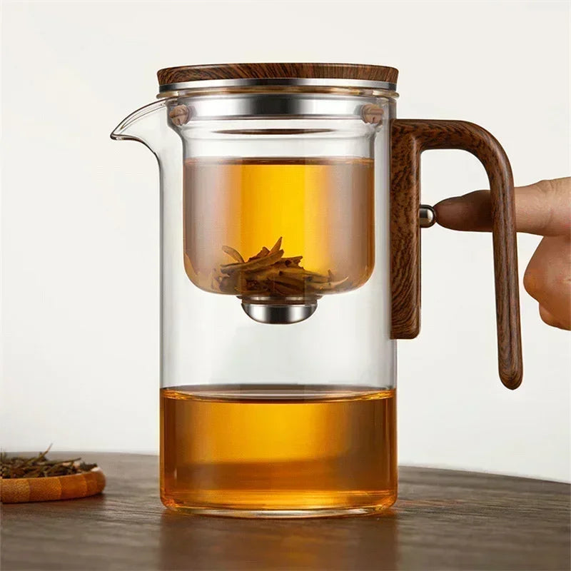 ZenBrew™ Magnetic Teapot - One-Click Tea Separation & Filter