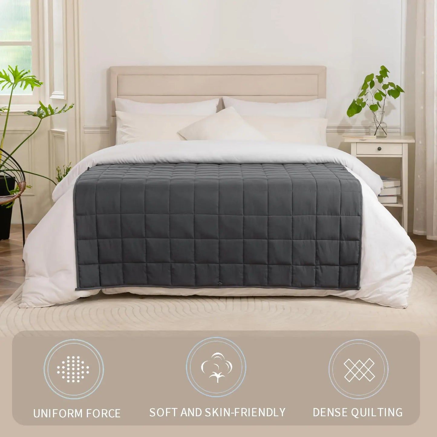 Good Nite Weighted Blanket – Stress Relief & Better Sleep