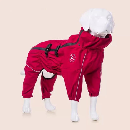 2025 Reflective Waterproof Dog Raincoat – Warm & Safe