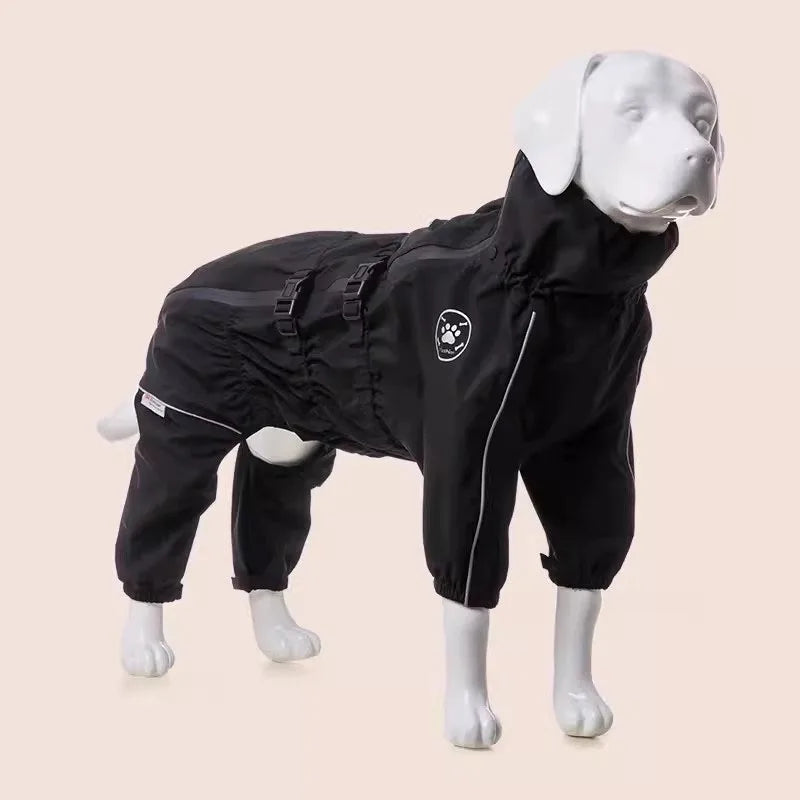 2025 Reflective Waterproof Dog Raincoat – Warm & Safe