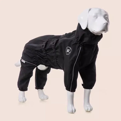 2025 Reflective Waterproof Dog Raincoat – Warm & Safe