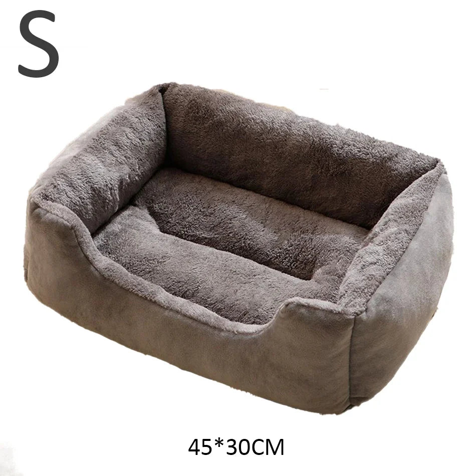Soft Plush Pet Bed – Cozy Cat & Dog Cushion House
