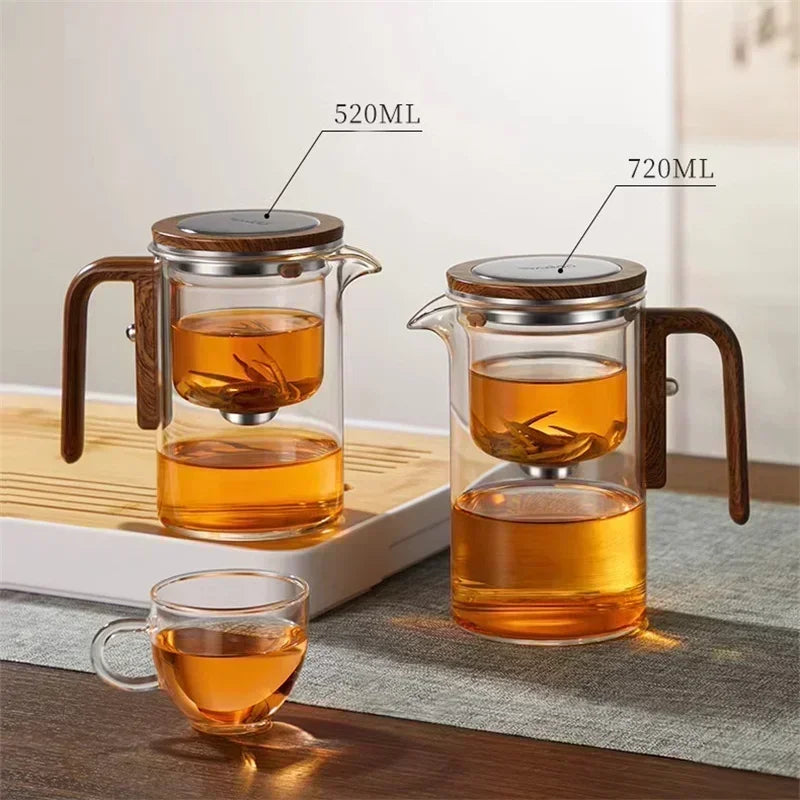ZenBrew™ Magnetic Teapot - One-Click Tea Separation & Filter