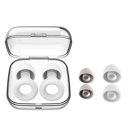 Premium Silicone Earplugs – Noise Cancelling & Waterproof (Sleep & Swim)