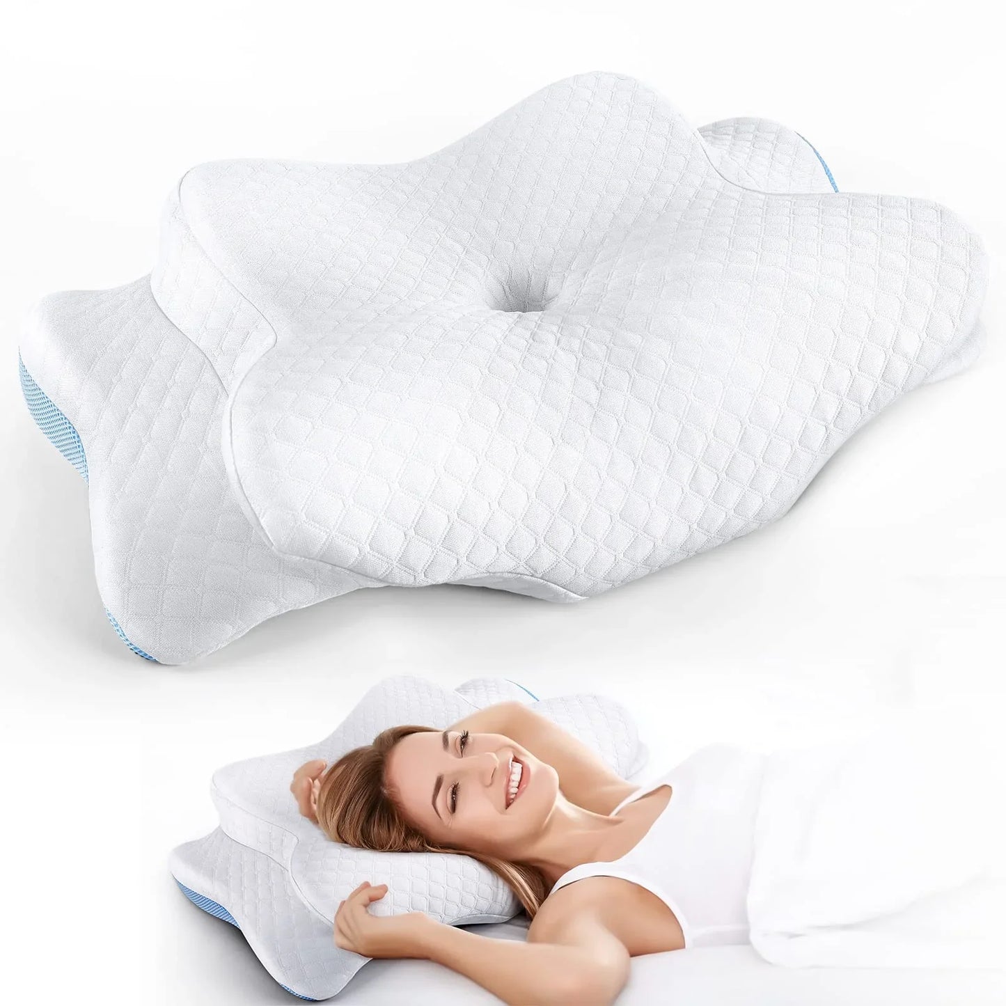 Orthopedic Pillow – Ergonomic Memory Foam Sleep Support