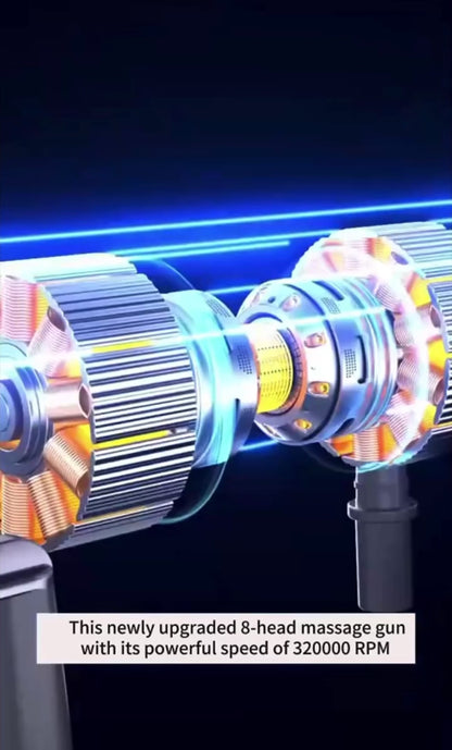 ZenForce™ 16-Head Muscle Relaxation Massage Gun